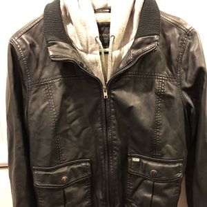 Obey Propaganda Faux Lather Jacket
